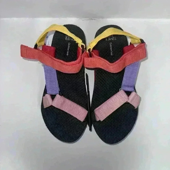 NWT! Time and Tru Platform Sole Sandals (Size 6) Multicolor - Picture 4 of 12